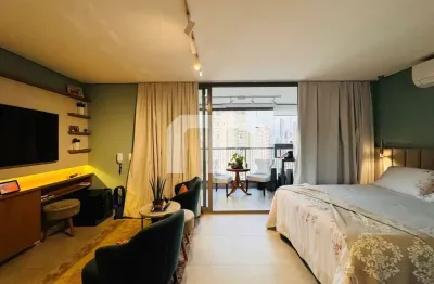 Incrível apto no almagah com 42m2 e vaga - totalmente mobiliado