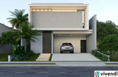 Casa com 3 suítes e piscina no condomínio campos de medeiros!