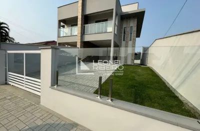 Casa sobrado com 3 dormitórios à venda, 156 m² no bairro estradas das areias em indaial/sc