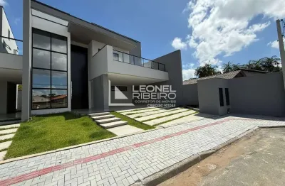 Casa sobrado com 3 dormitórios suítes à venda, 168,57 m² no bairro das capitais - timbó/sc