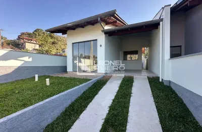 Casa com 2 dormitórios à venda, 76,20 m² no bairro dos estados em timbó/sc