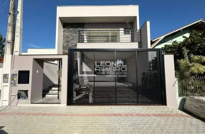 Casa sobrado à venda com 3 dormitórios, 187,13 m² no bairro quintino em timbó-sc