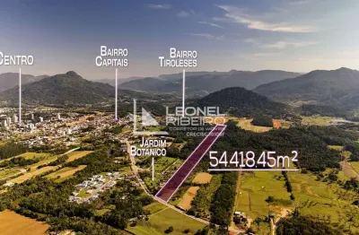 Terreno à venda com 54.418,45 m² no bairro das capitais em timbó-sc