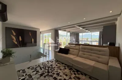 Apartamento cobertura duplex com 3 dormitórios  (suítes) à venda, 184 m² no bairro Das Capitais em Timbó-SC