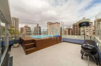 Cobertura à venda, 4 quartos, 2 suítes, 4 vagas, carmo - belo horizonte/mg