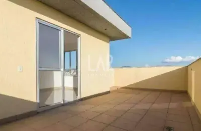 Cobertura à venda, 2 quartos, 1 suíte, 2 vagas, santa cruz - belo horizonte/mg