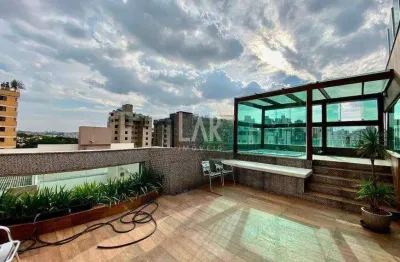 Cobertura para aluguel, 4 quartos, 2 suítes, 4 vagas, buritis - belo horizonte/mg