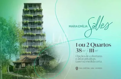 Apartamento com 1 quarto à venda na Rua Curitiba, --, Lourdes, Belo Horizonte