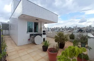 Cobertura à venda, 4 quartos, 1 suíte, 2 vagas, sagrada família - belo horizonte/mg
