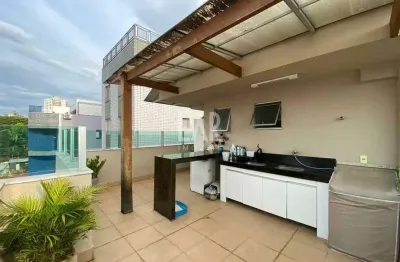 Cobertura à venda, 3 quartos, 2 suítes, 2 vagas, santo antônio - belo horizonte/mg