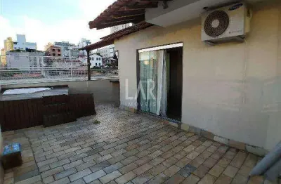 Cobertura à venda, 2 quartos, 1 suíte, 2 vagas, nova suíssa - belo horizonte/mg