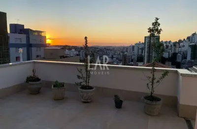 Cobertura à venda, 4 quartos, 2 suítes, 2 vagas, buritis - belo horizonte/mg