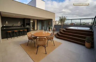 Cobertura para aluguel, 4 quartos, 4 suítes, 6 vagas, castelo - belo horizonte/mg