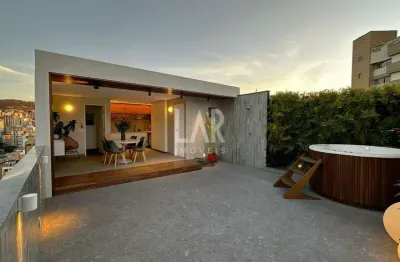 Cobertura à venda, 2 quartos, 1 vaga, serra - belo horizonte/mg