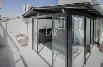 Cobertura à venda, 1 quarto, 1 suíte, 1 vaga, lourdes - belo horizonte/mg