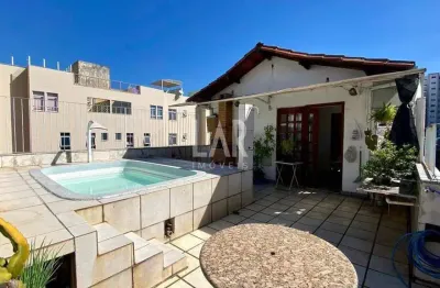 Cobertura à venda, 4 quartos, 2 suítes, 2 vagas, sagrada família - belo horizonte/mg