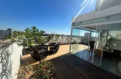 Cobertura à venda, 4 quartos, 1 suíte, 2 vagas, castelo - belo horizonte/mg