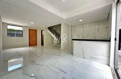 Casa geminada à venda, 3 quartos, 1 suíte, 2 vagas, santa mônica - belo horizonte/mg