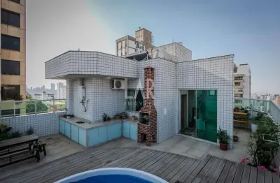 Cobertura à venda, 3 quartos, 2 suítes, 4 vagas, santo antônio - belo horizonte/mg