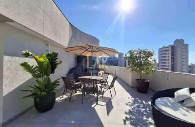 Cobertura à venda, 5 quartos, 2 suítes, 5 vagas, santa lúcia - belo horizonte/mg