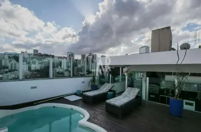 Cobertura à venda, 3 quartos, 3 suítes, 4 vagas, coração de jesus - belo horizonte/mg