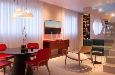 Cobertura à venda, 1 quarto, 1 suíte, 1 vaga, lourdes - belo horizonte/mg