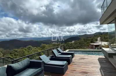 Casa em condomínio para aluguel, 4 quartos, 4 suítes, 8 vagas, mirante da mata - nova lima/mg