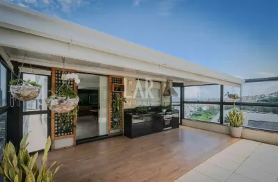 Cobertura à venda, 5 quartos, 1 suíte, 2 vagas, serra - belo horizonte/mg