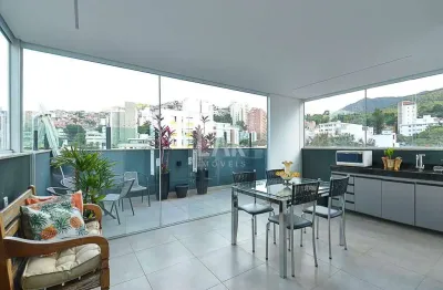 Cobertura à venda, 3 quartos, 2 suítes, 2 vagas, serra - belo horizonte/mg