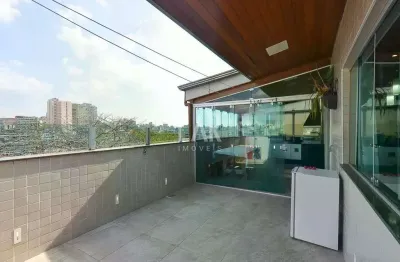 Cobertura à venda, 3 quartos, 1 suíte, 1 vaga, colégio batista - belo horizonte/mg