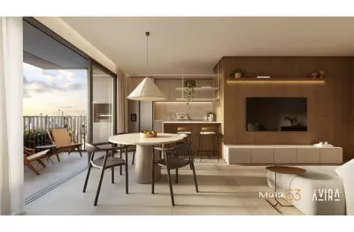 Apartamento no incomparável ed. atmos no coração do jardim itália