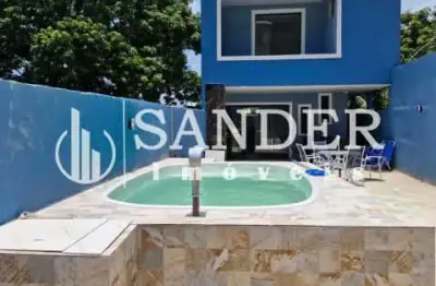 Casa em condomínio fechado com 4 quartos à venda na estrada roberto burle marx, guaratiba, rio de janeiro, 240 m2 por r$ 350.000