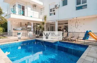 Casa com 4 dormitórios, 560 m² - venda por r$ 3.790.000,00 ou aluguel por r$ 22.000,00/mês - residencial morada dos lagos - barueri/sp