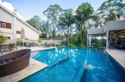 Casa com 4 dormitórios à venda, 418 m² por r$ 4.500.000,00 - granja viana - villa vianna - cotia/sp