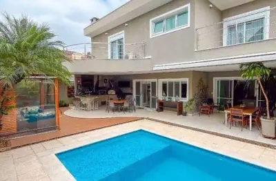 Casa com 4 quartos à venda, 510 m² por r$ 4.800.000 - alphaville 04 - santana de parnaíba/sp