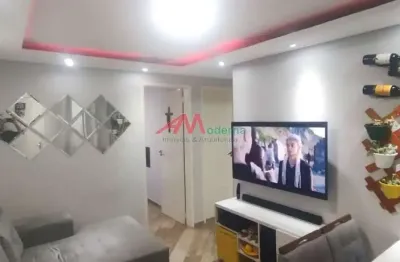 Apartamento à venda - condomínio athenas iii em irajá, são bernardo do campo  características do imóvel:  área total: 50m² 2 dormitórios sala com sanca e jogo de iluminação todo piso em porcelanato ba