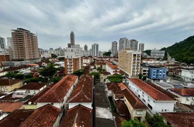 Apartamento de 2 dormitórios 85m² no marapé com elevador e vaga demarcada