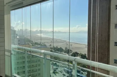 Apartamento de 2 dormitórios na quadra da praia com varanda gourmet