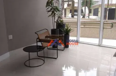 Apartamento com 1 dormitório à venda, 70 m² por r$ 635.000,00 - boqueirão - santos/sp