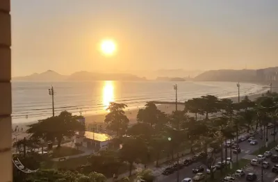 Apartamento com 2 dormitórios, 85 m²  frente mar porteira fechada