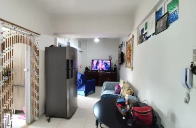 Apartamento com 1 quarto à venda na Avenida Presidente Wilson, 142, José Menino, Santos