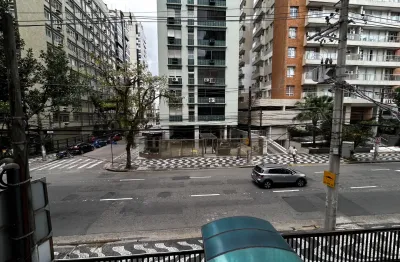 Apartamento de 1 dormitório 41m² no gonzaga 2 quadras da praia