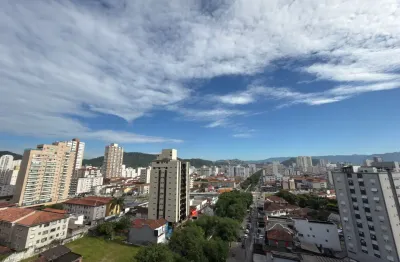 Cobertura com piscina e 4 quartos (1 suíte) na Pompéia, Santos/SP