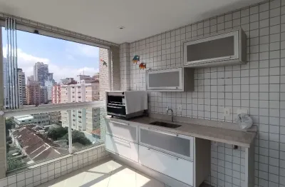 Apartamento amplo com 3 quartos (1 suíte) na pompéia, santos/sp