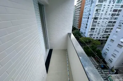 Apartamento 1 quarto reformado bairro gonzaga em santos - sp