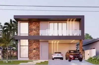 Casa de condomínio com 4 quartos à venda, aphaville - barra dos coqueiros