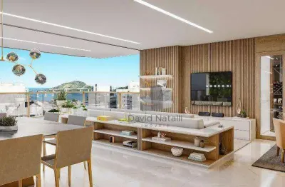 Apartamento com 4 dormitórios à venda, 171 m² por r$ 3.344.100,00 - enseada do suá - vitória/es