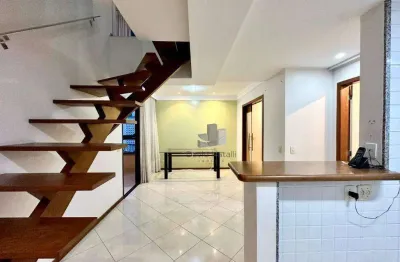Apartamento duplex com 2 dormitórios, 96 m² - venda por r$ 785.000,00 ou aluguel por r$ 4.434,96/mês - santa lúcia - vitória/es