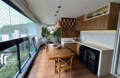 Apartamento com 4 dormitórios para alugar, 200 m² por r$ 8.300,00/mês - praia do canto - vitória/es