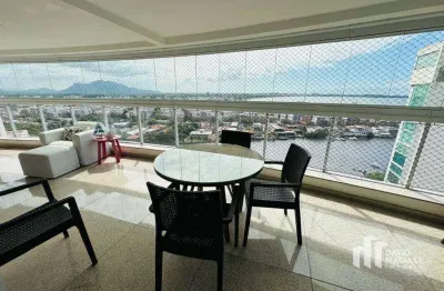 Apartamento com 4 dormitórios para alugar, 216 m² por r$ 13.091,86/mês - barro vermelho - vitória/es